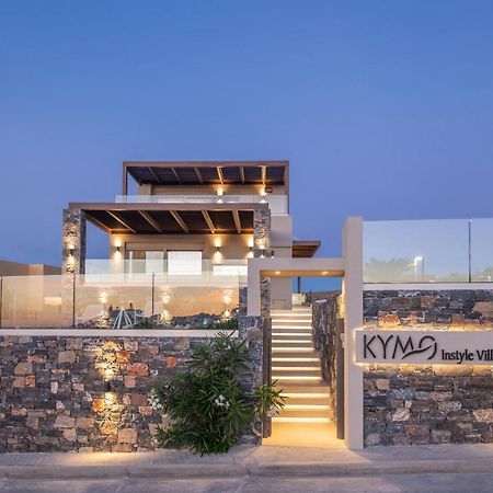 Kymo Instyle Villa - Sea View Private Pool Jacuzzi Kokkini Hani Dış mekan fotoğraf