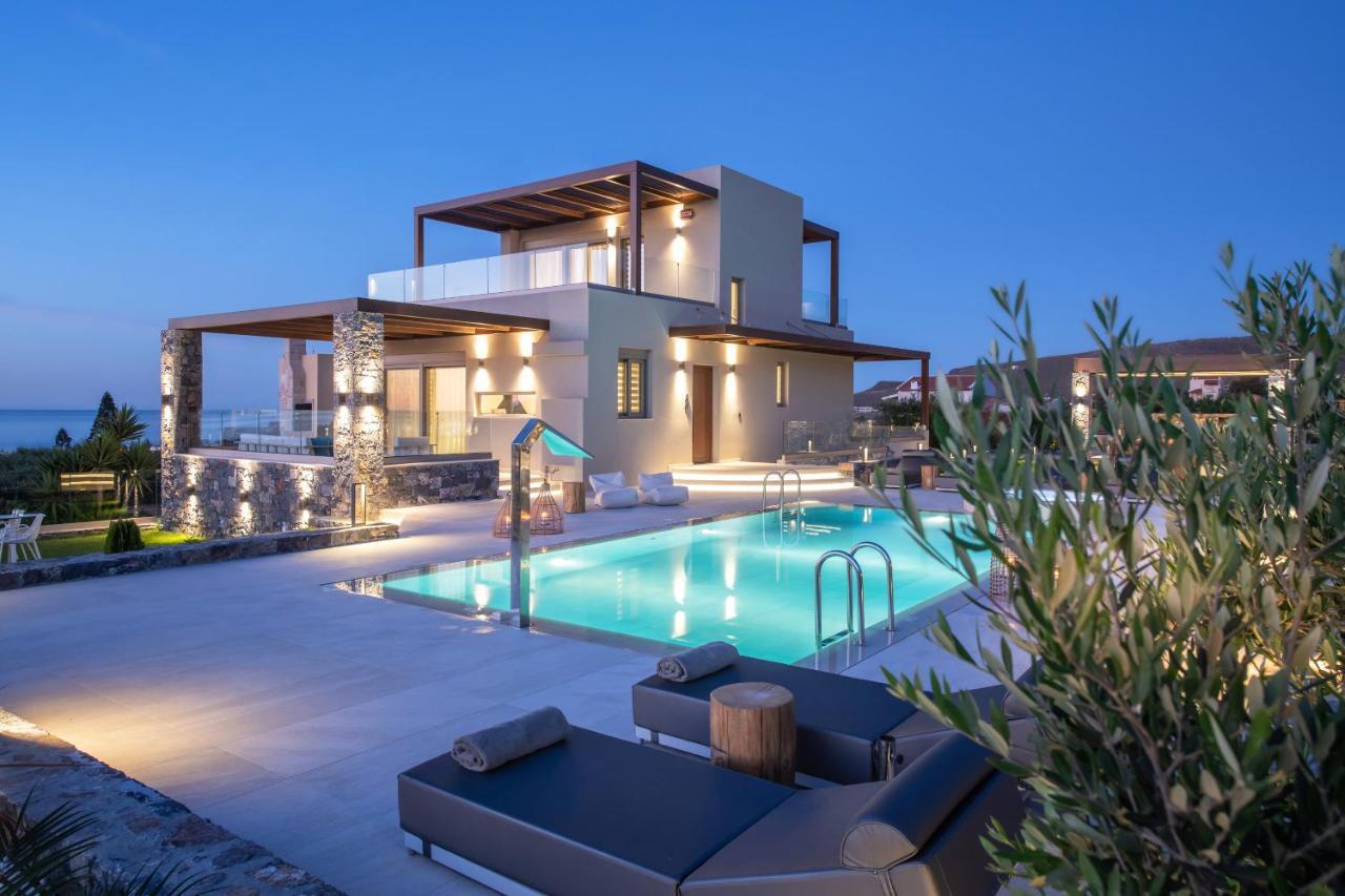 Kymo Instyle Villa - Sea View Private Pool Jacuzzi Kokkini Hani Dış mekan fotoğraf