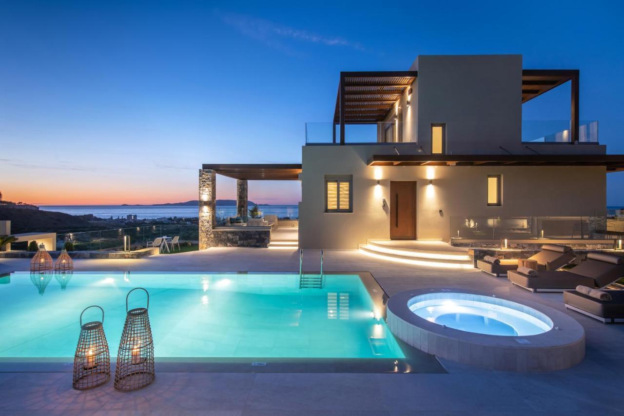 Kymo Instyle Villa - Sea View Private Pool Jacuzzi Kokkini Hani Dış mekan fotoğraf
